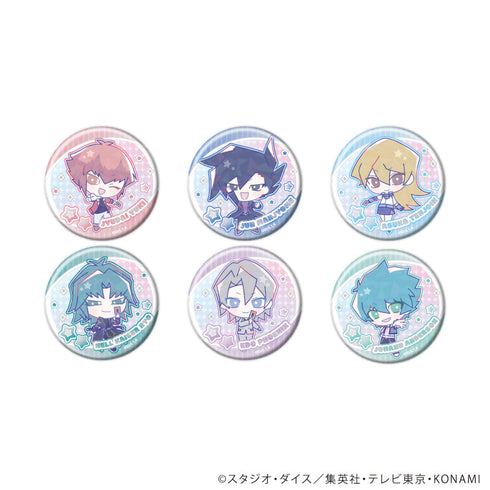 『遊☆戯☆王デュエルモンスターズGX Design produced by Sanrio』ホログラム缶バッジ(65mm)01/コンプリートセット(全6種)(コラボイラスト)